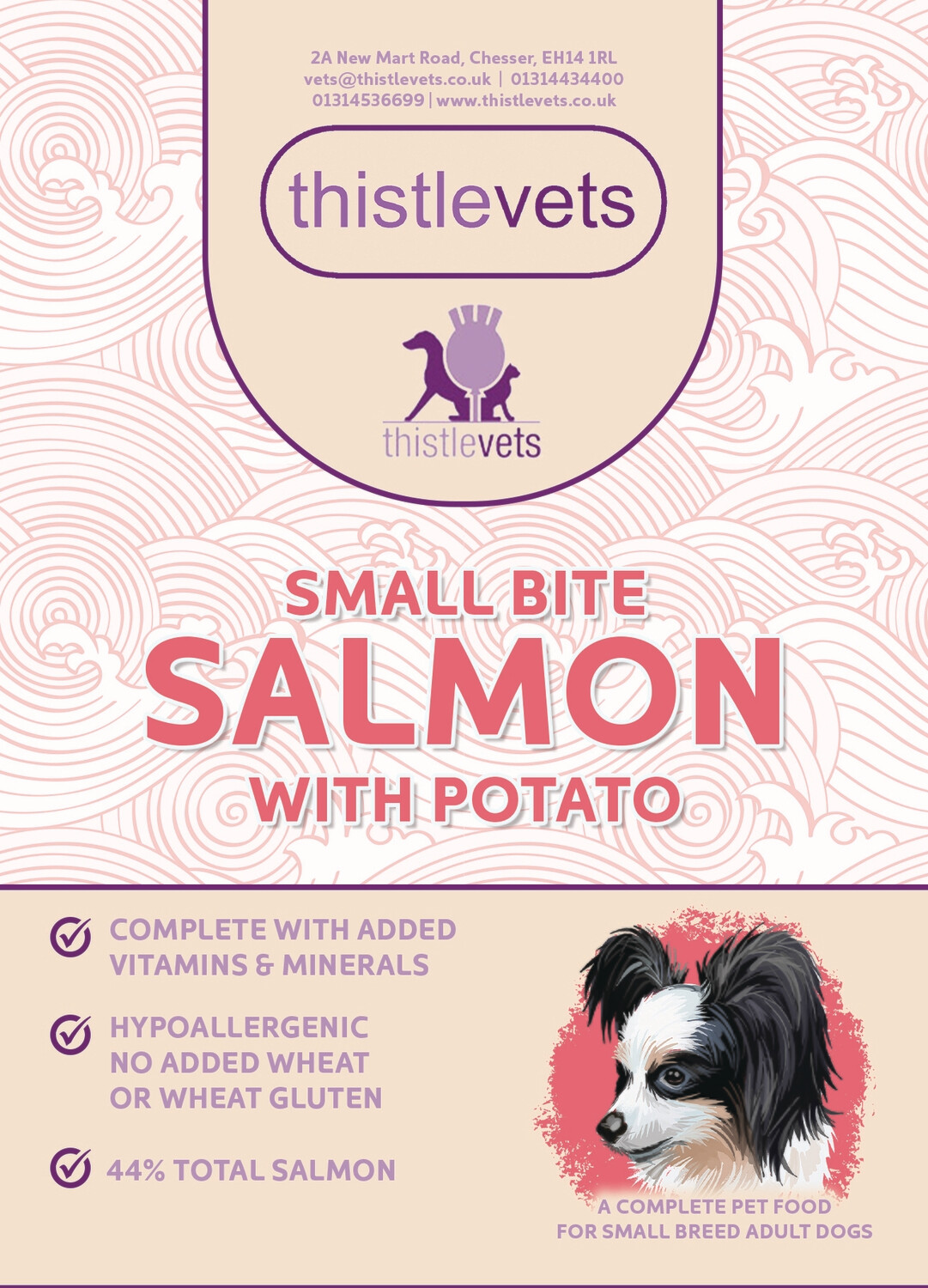 Thistle Vets Dog Small Bite Salmon &amp; Potato