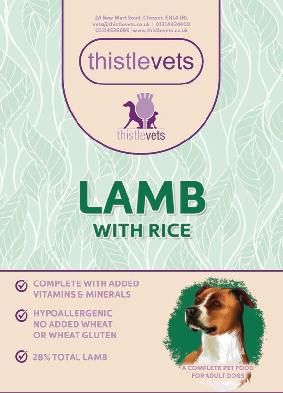 Thistle Vets Dog Lamb &amp; Rice