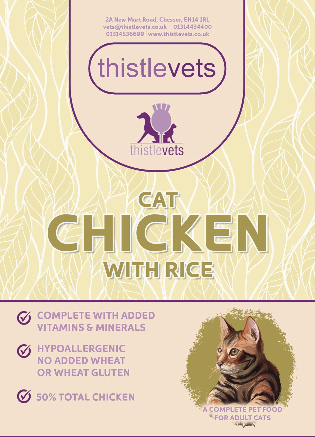 Thistle Vets Cat Chicken &amp; Rice