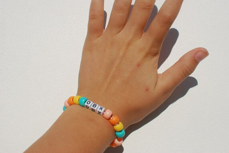Outer Banks Vsco Pony Bead Bracelet