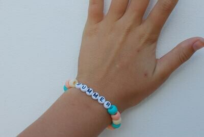 Summer Vsco Pony Bead Bracelet