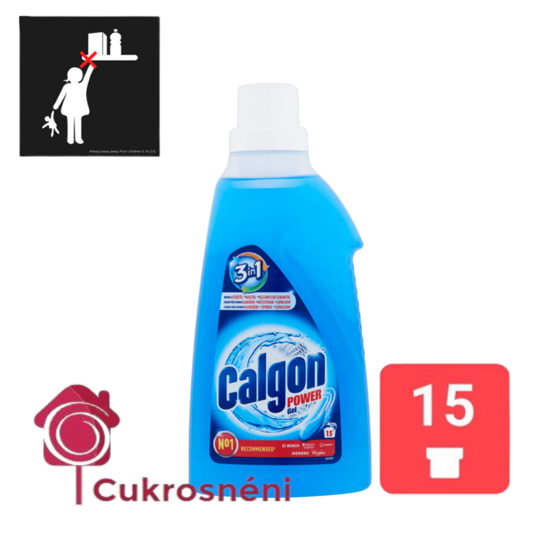 CALGON 3IN1 VÍZLÁGYÍTÓ GÉL 15 MOSÁS 750 ML