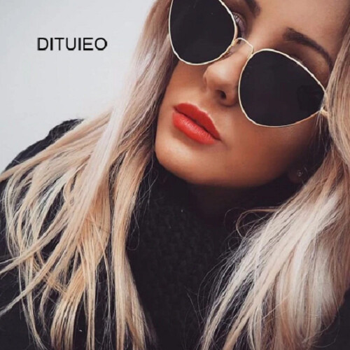 Sexy Small Vintage Cat Eye Sunglasses Women Vintage Red Black Sun Glasses Female