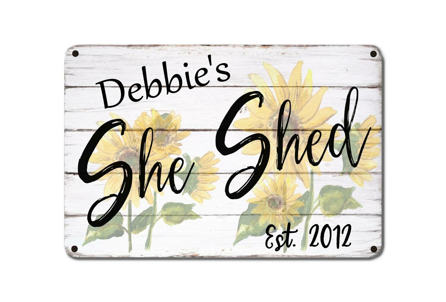 Personalized She Shed Sign