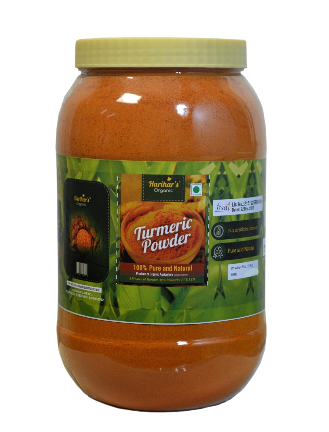 Waigaon Natural Turmeric Powder (High Curcumin&gt;5%) - 2 KG