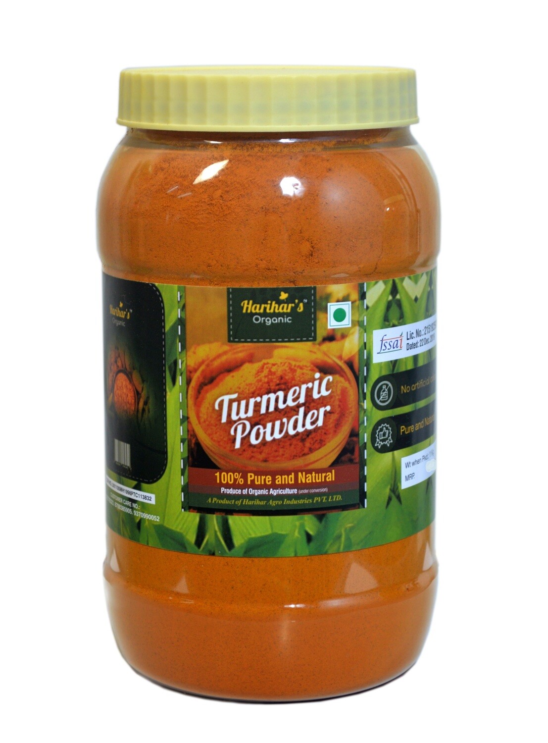 Waigaon Natural Turmeric Powder (High Curcumin&gt;5%) - 1 KG