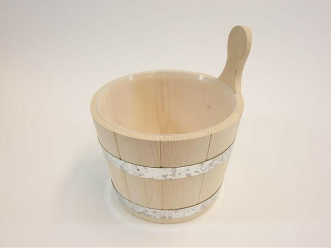 Wooden sauna pail
