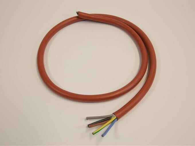 5 core x 2.5mm Heat Resistant Silicone Cable
