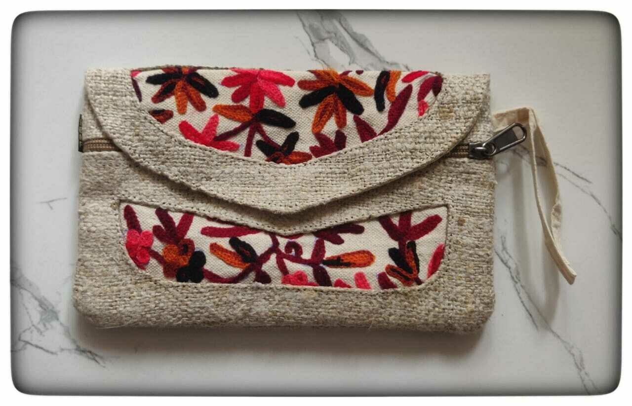 HEMP Women Embroidery Wallet