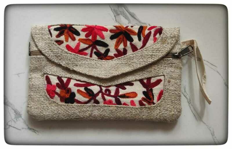 HEMP Women Embroidery Wallet