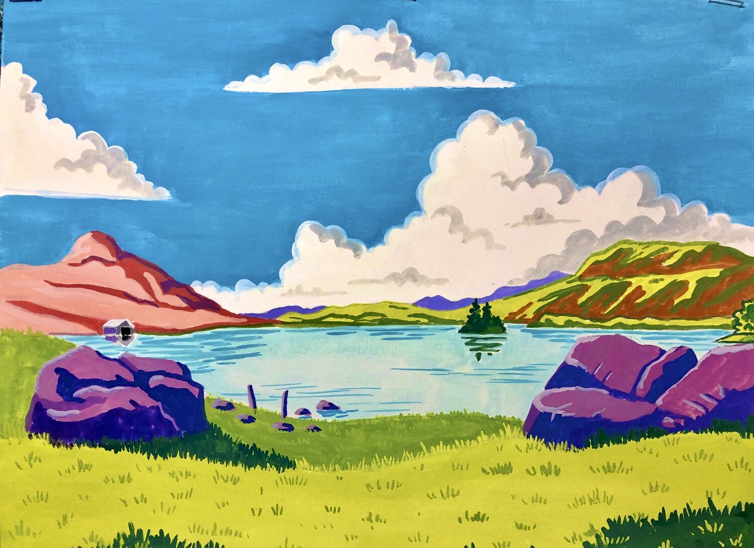Paint Like Brian Cook in Gouache