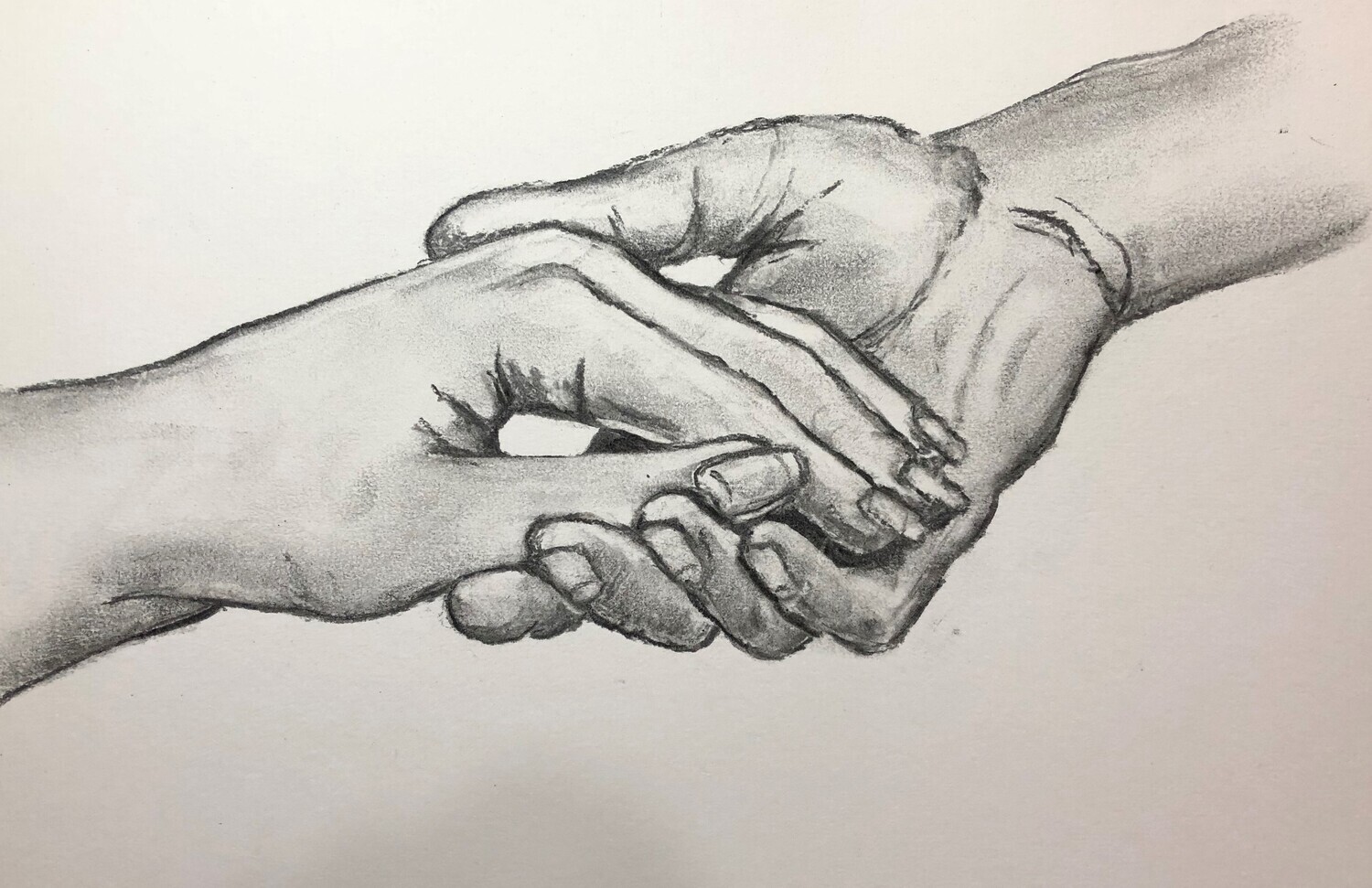 Hands in Charcoal