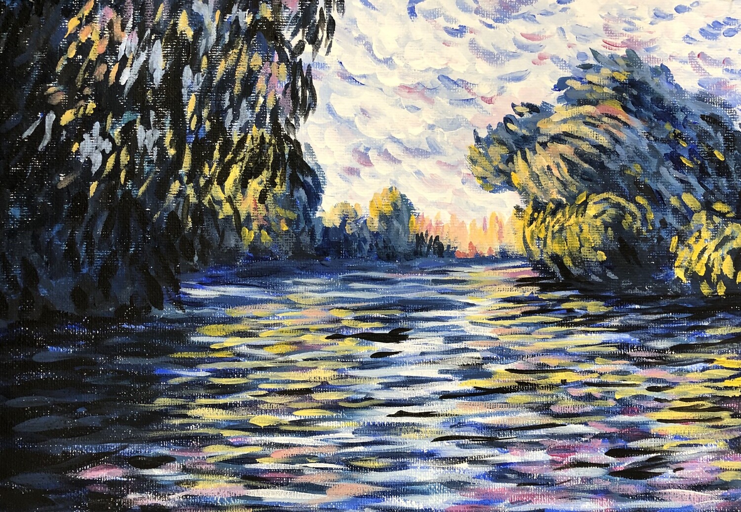 Paint Like Monet in Acrylics