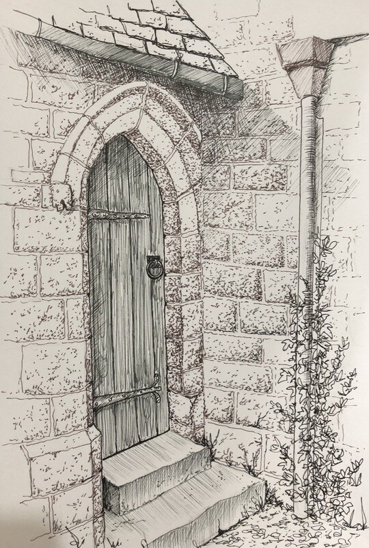 Pen Techniques for Buildings and Stone