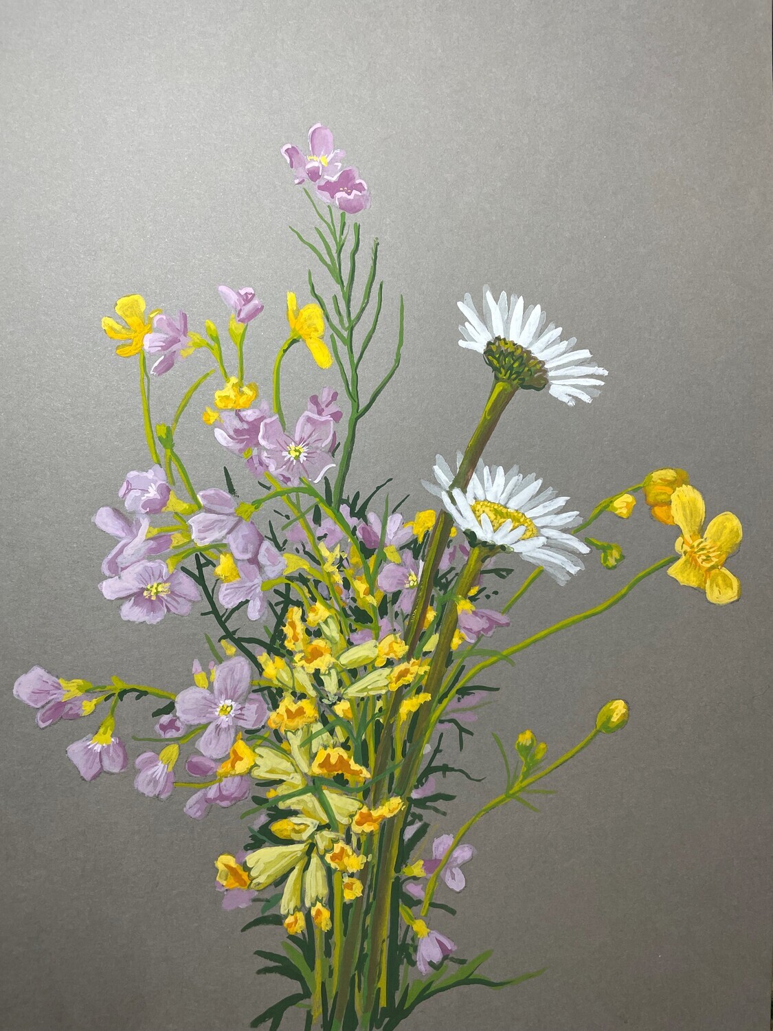 Flowers in Gouache