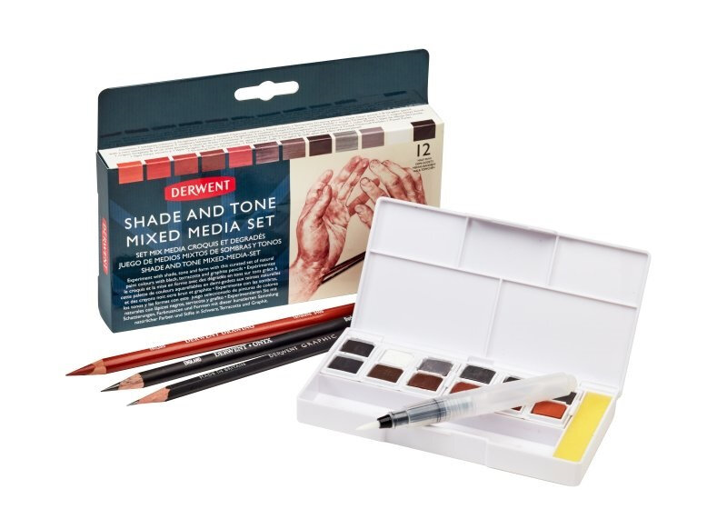 DERWENT SHADE &amp; TONE MIXED MEDIA SET