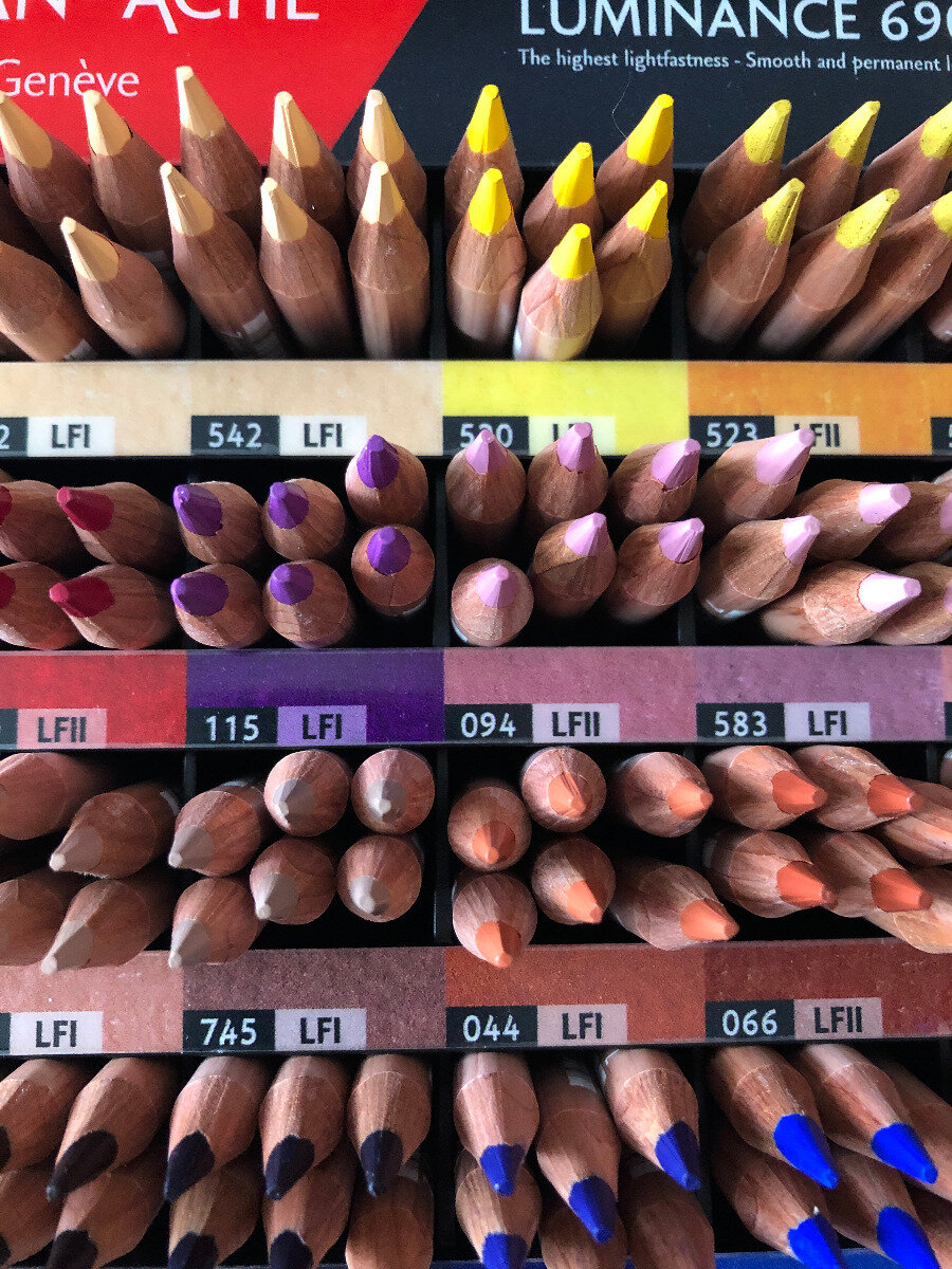 Caran d&#39;Ache Luminance 6091 Coloured Pencils