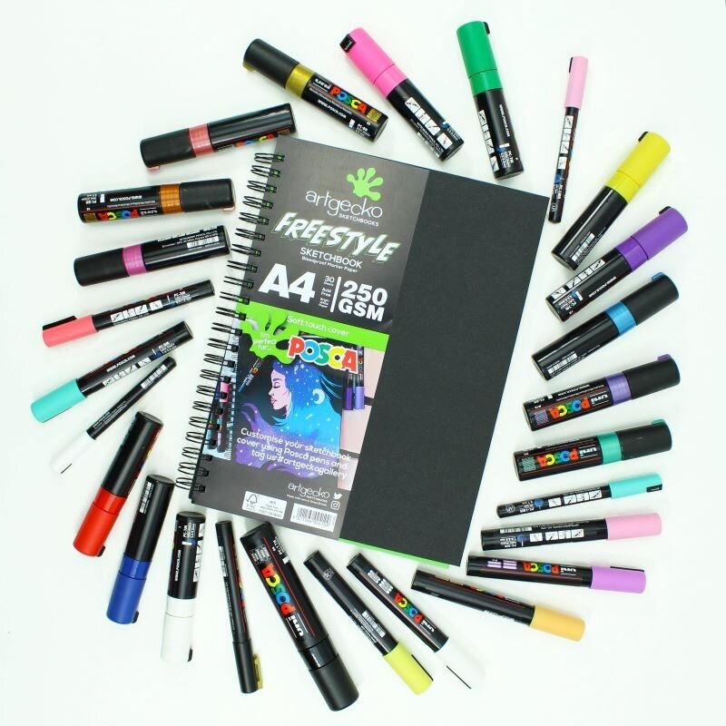 FREESTYLE A4 GECKO SKETCHBOOK