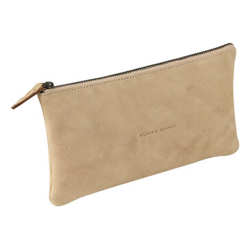 Flying Spirit pencil case Beige Flat 22x11cm