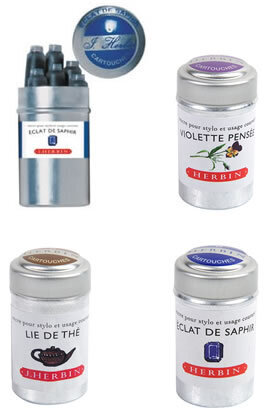 J Herbin Fountain Pen Ink Cartridges