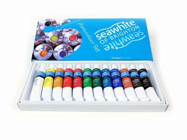 Small Tube Watercolour Set, 12 x 12ml