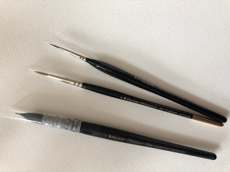 Barry&#39;s Watercolour Brush Trio Set