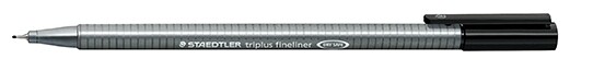 STAEDTLER TRIPLUS FINELINER PEN - BLACK