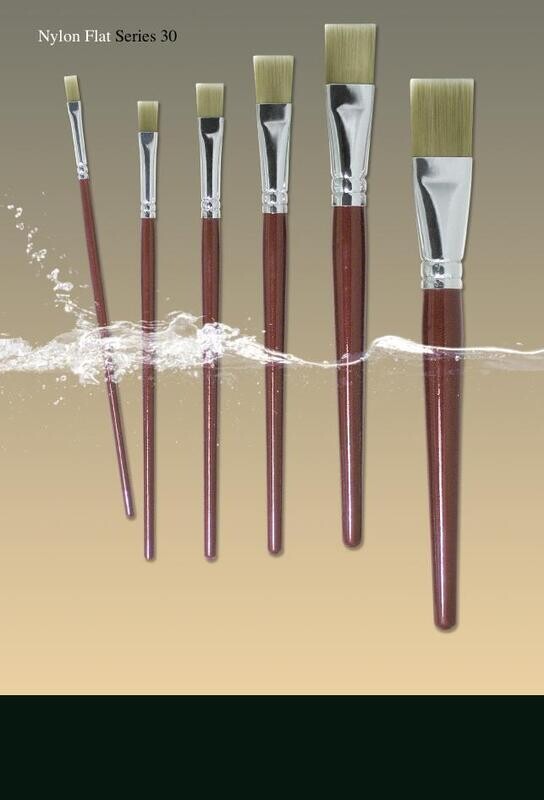 Proarte Series 30 Tynex Special Nylon Flat Brushes