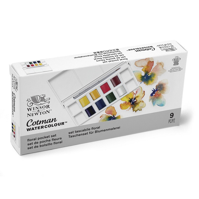 WN COTMAN FLORAL POCKET SET