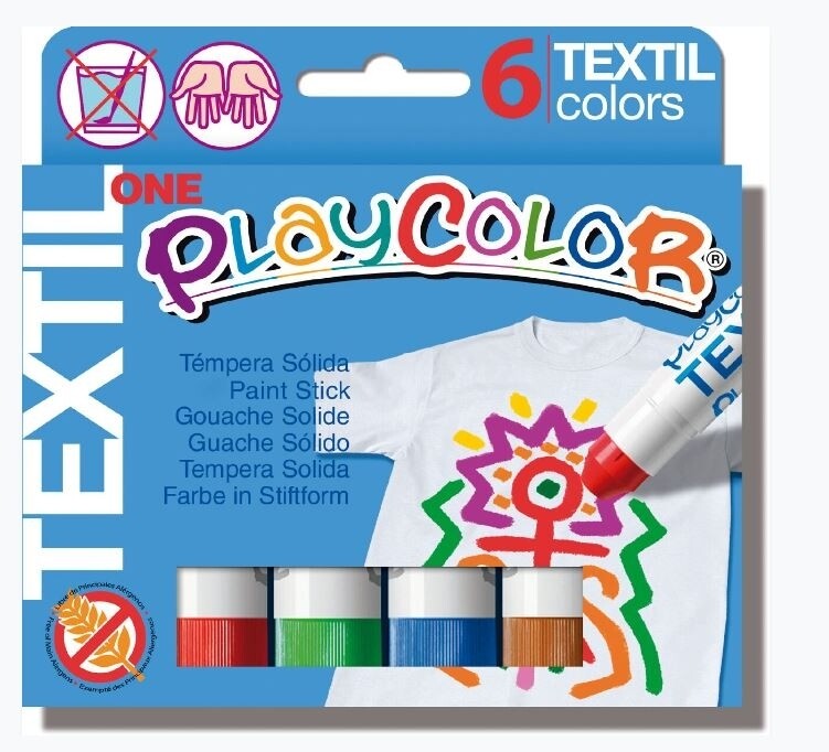 Playcolor One Textile Colour Sticks
