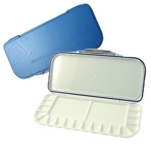 Mijello Blue Fusion-18 Folding palette for oils and watercolour