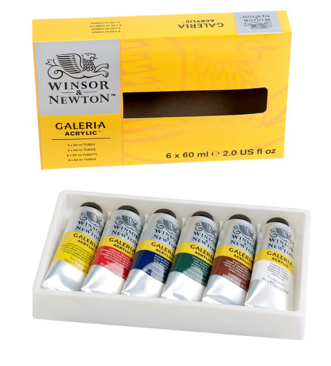 Galeria Acrylic 6x60ml Tube Set