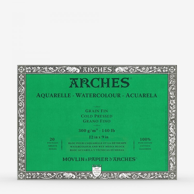 Arches Aquarelle Block 12&quot;x9