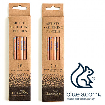 BLUE ACORN SKETCHING PENCIL ARTIST SETS