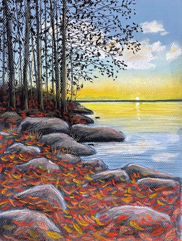 Calming Scene in Pastels