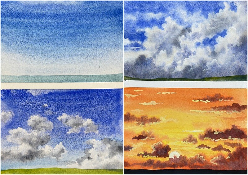 Watercolour Skill Builder: Skies