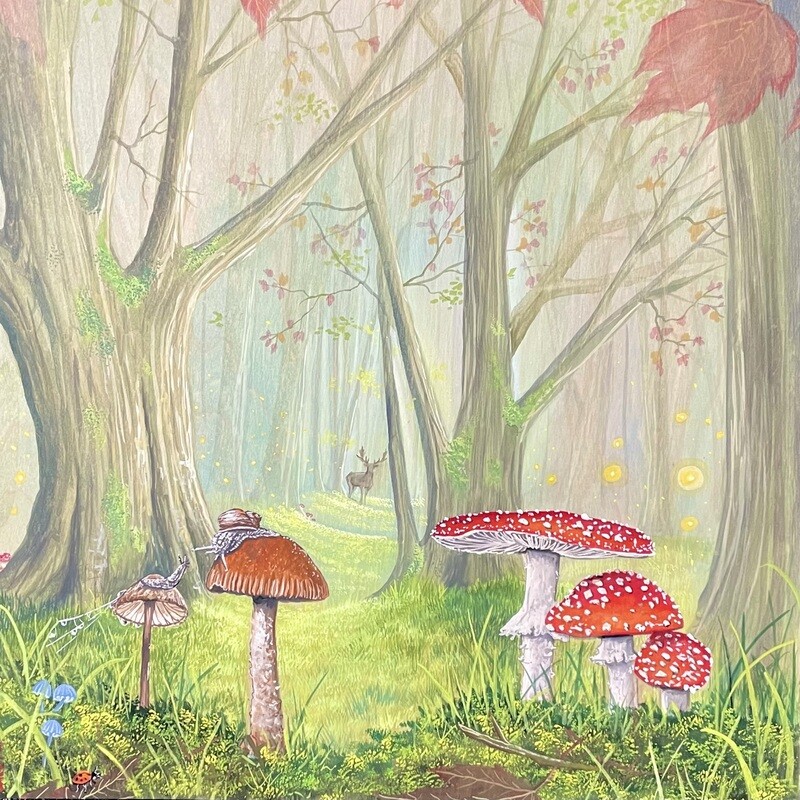 &#39;Kismet&#39; an original gouache painting