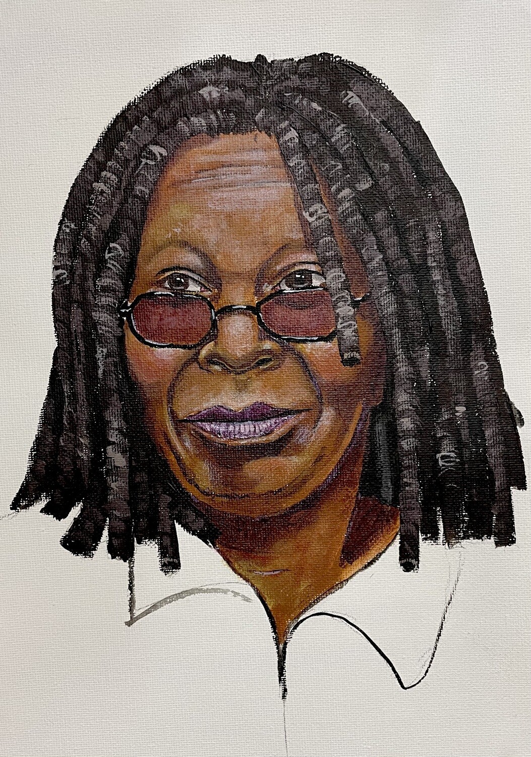 Portrait in Acrylics
