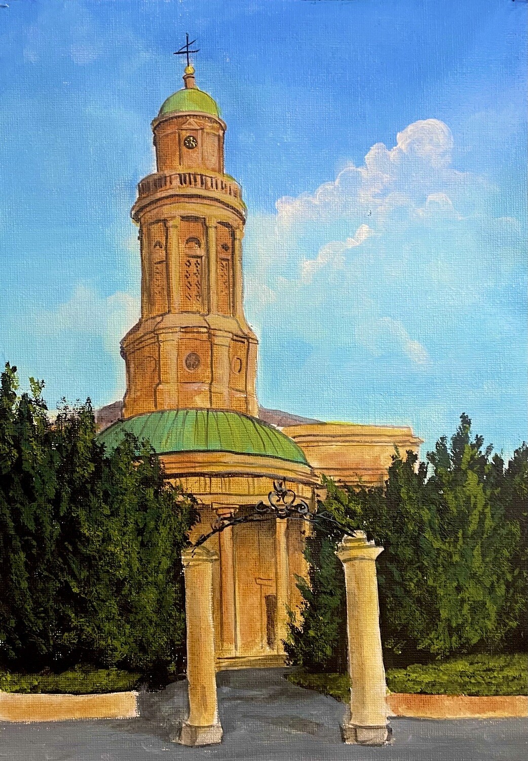 St Mary&#39;s Church in Acrylics