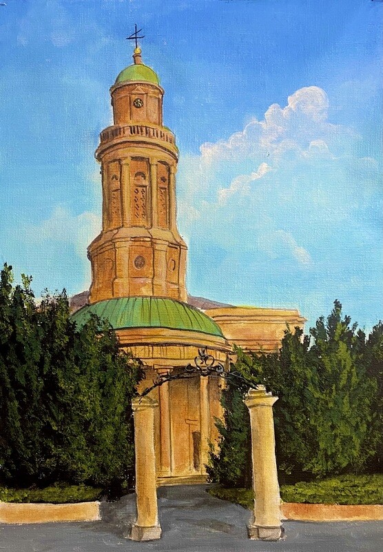 St Mary&#39;s Church in Acrylics