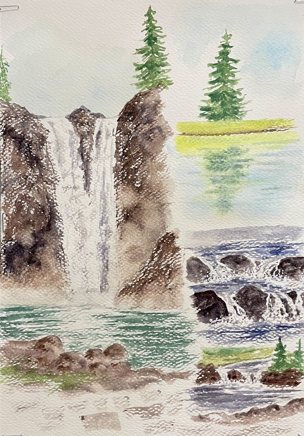 Skill Builder Falling: and Moving Water in Watercolour