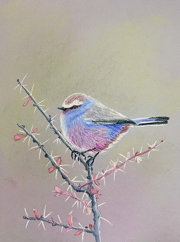 Pretty Little Bird in Pastels