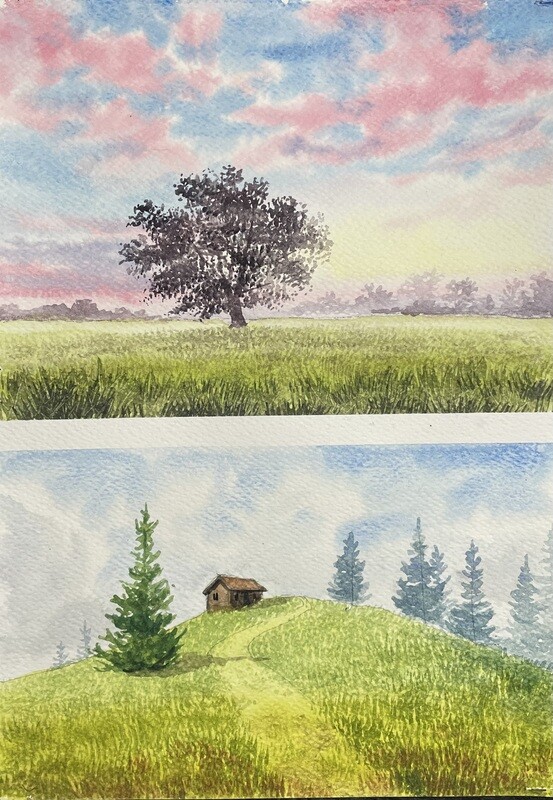 Skill Builder Foreground Practice in Watercolour