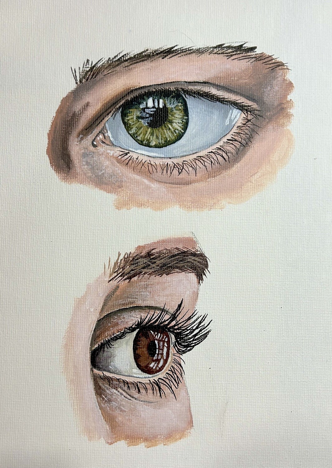 Skill Builder: Eyes in Acrylics