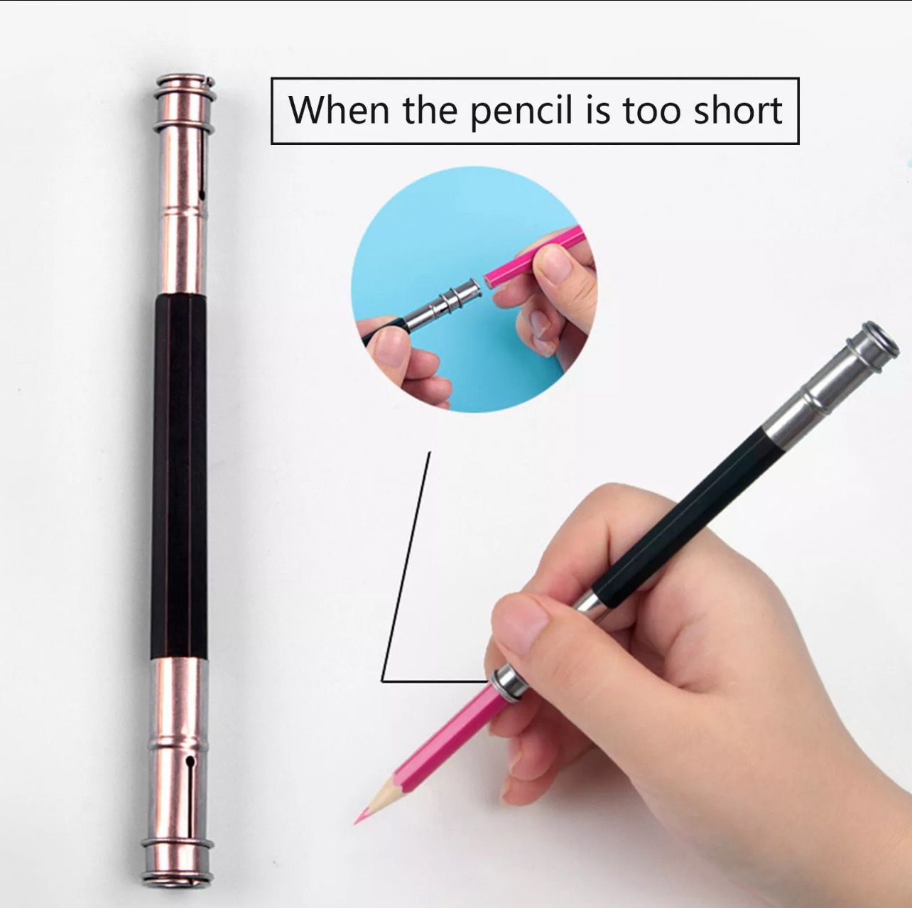 Double Ended Pencil Extender