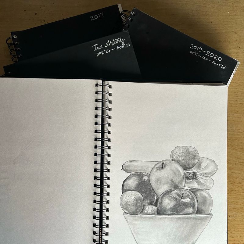 Original Barry Whitehouse Sketchbook (filled)