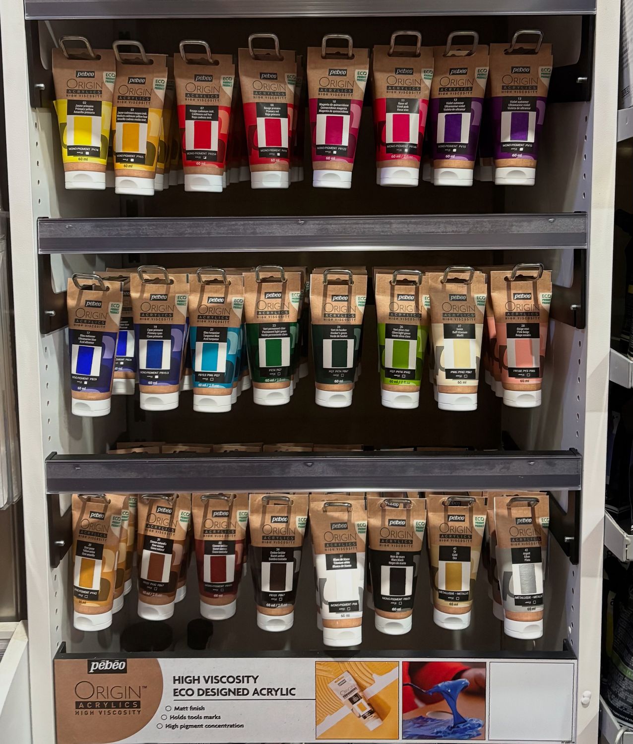 Pebeo Origin Acrylics 60ml High Viscosity