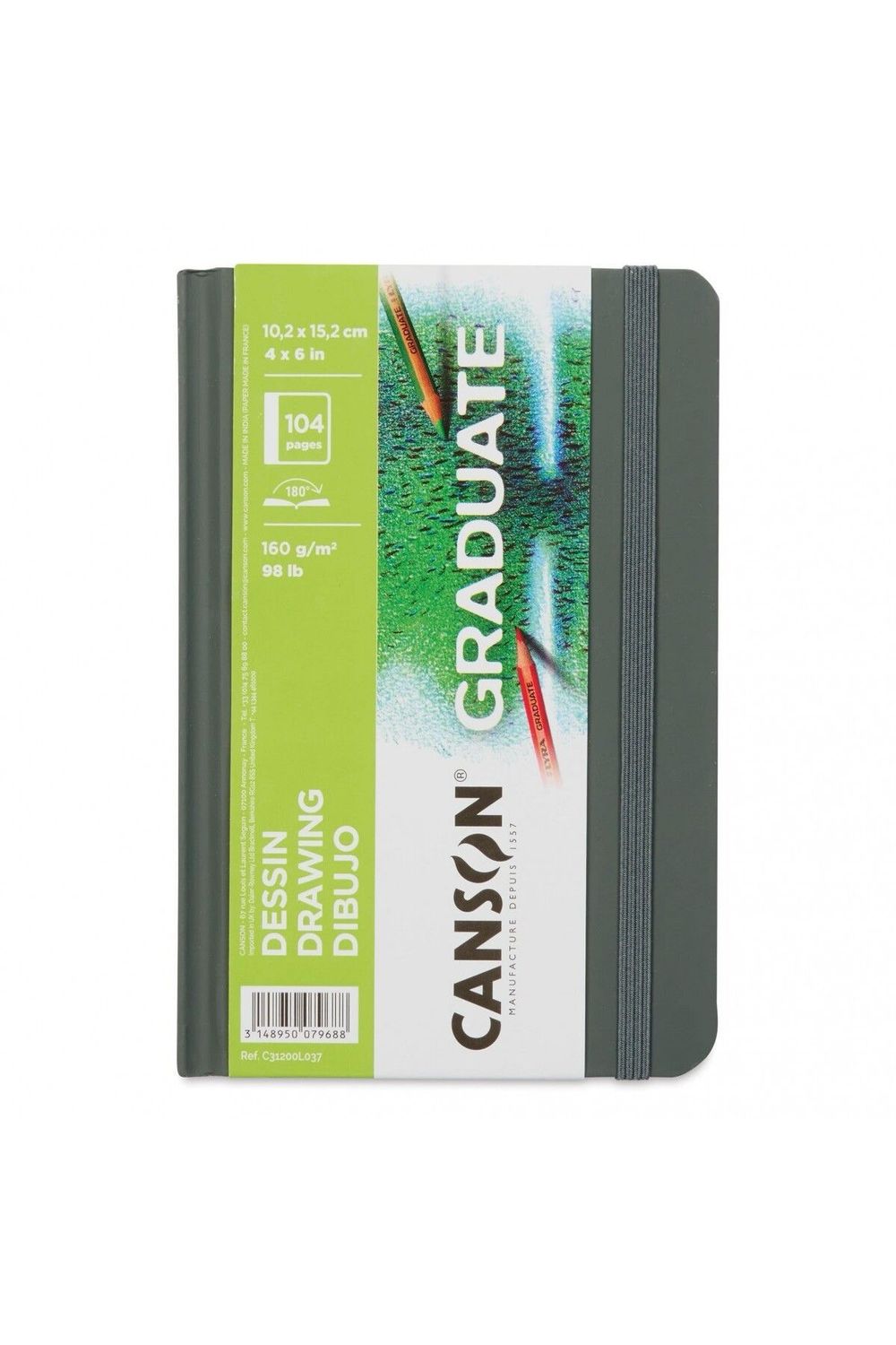 Canson Graduate Drawing Book 160gsm 10.2x15.2cm