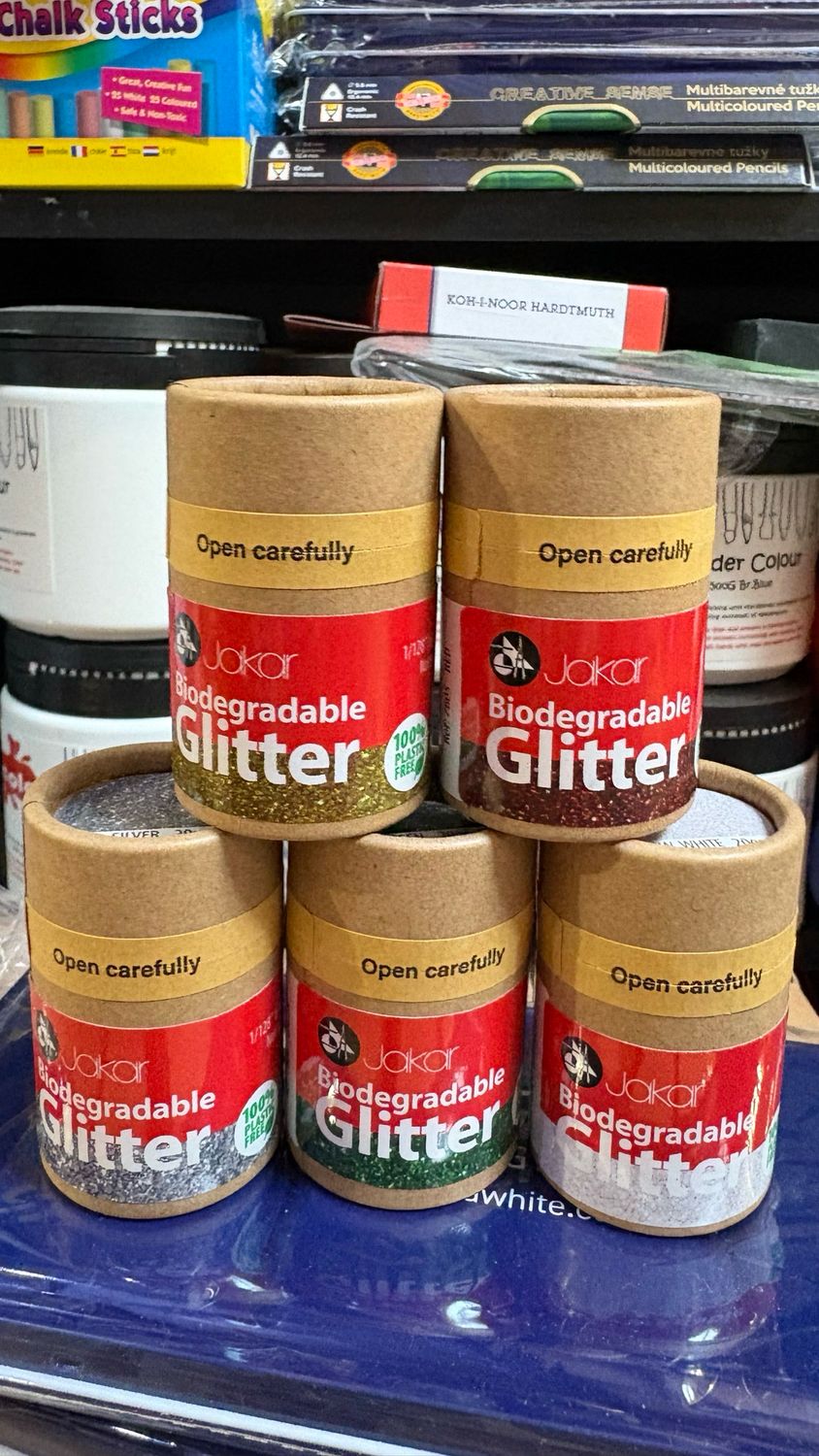 Biodegradable Glitter 20g Cardboard Tubs