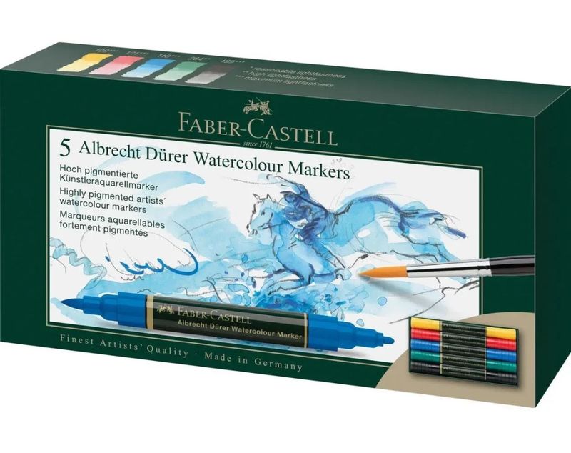 Faber-Castell Albrecht Dürer Watercolour Markers Set 5